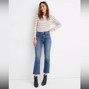 Madewell Cali-Demi Boot Jeans in Fleetwood Wash